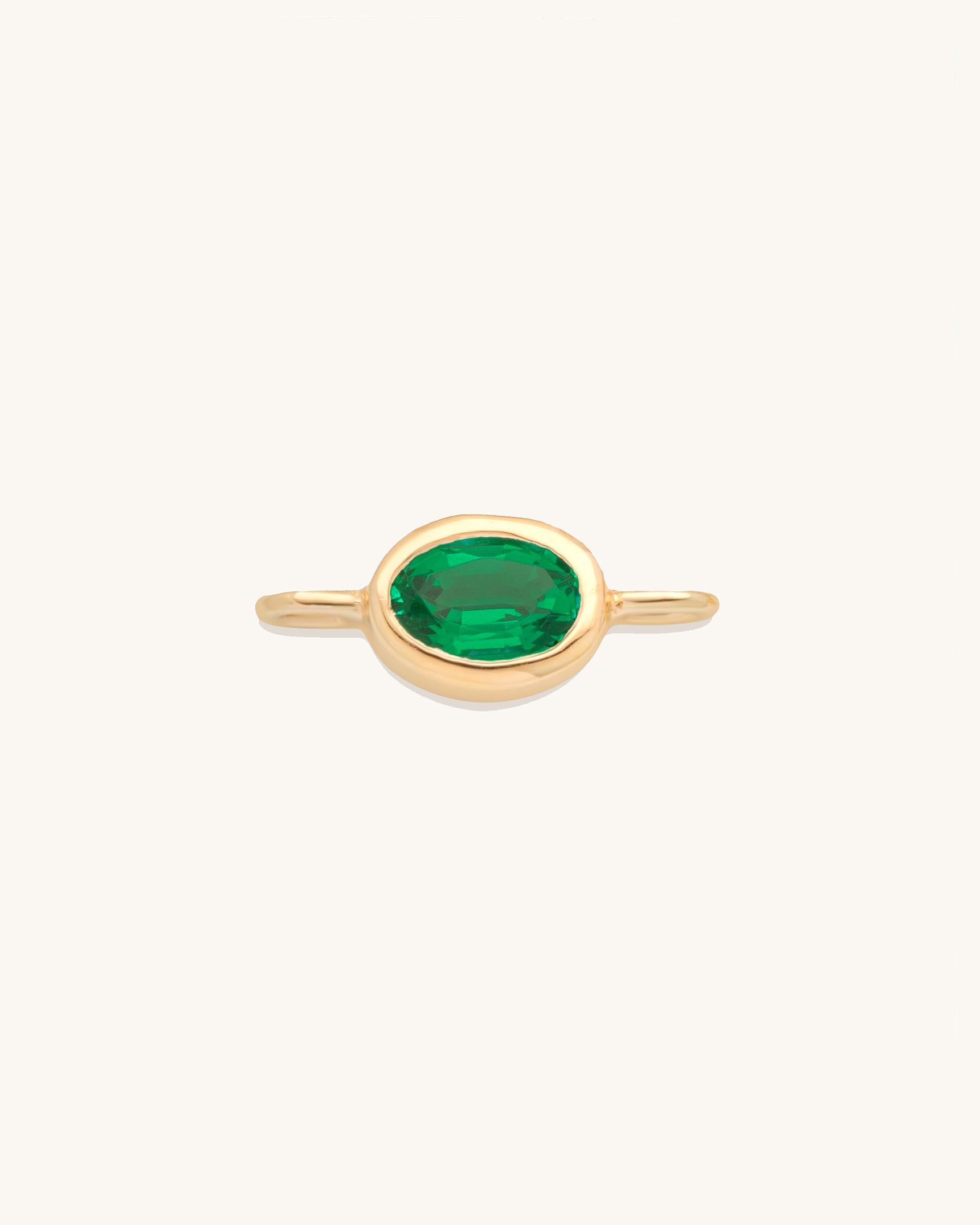 Oval Gemstone Connector
