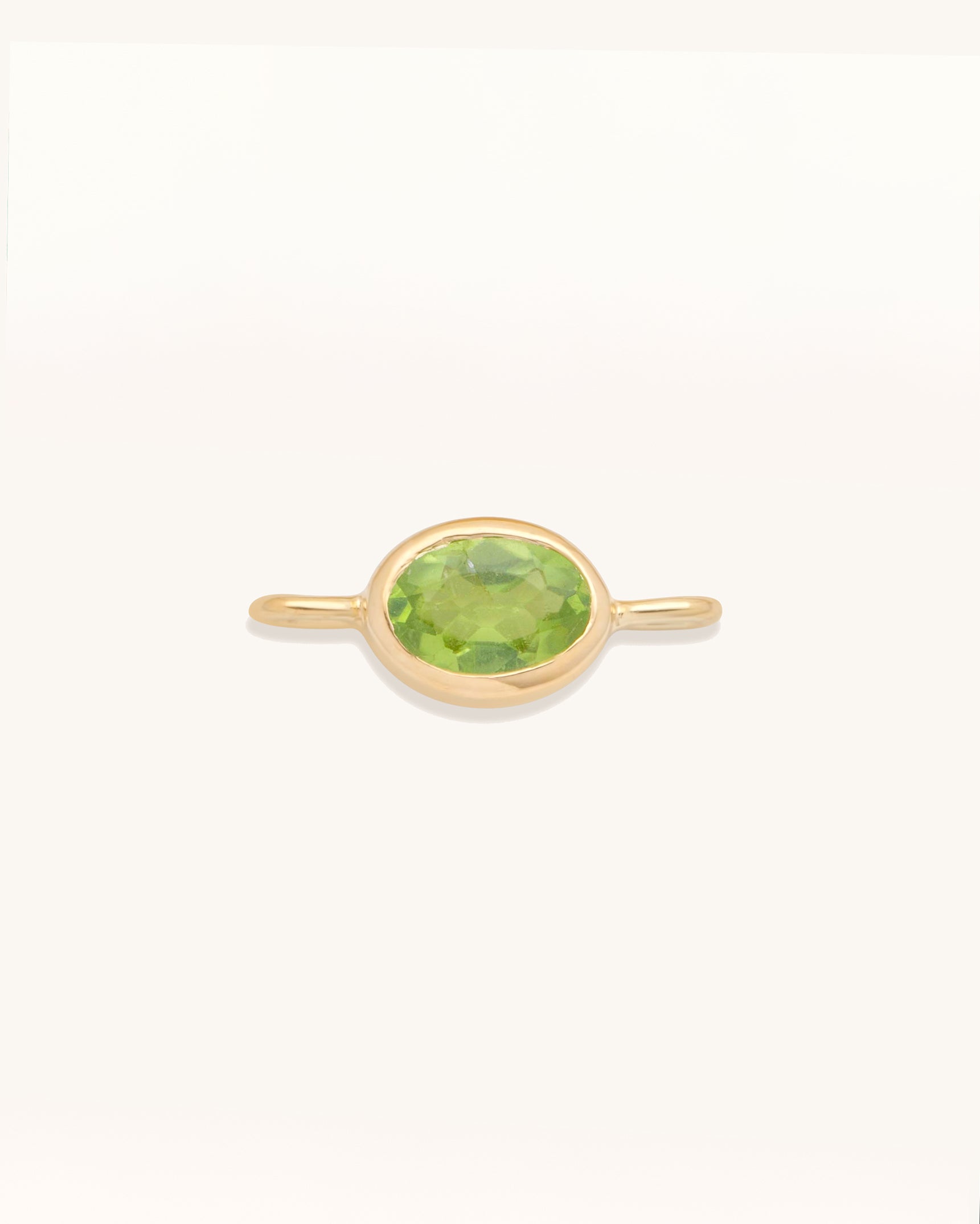 Oval Gemstone Connector
