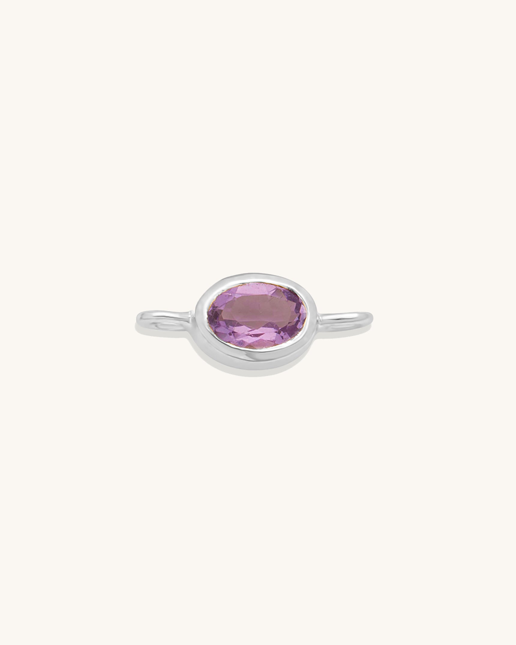 Oval Gemstone Connector