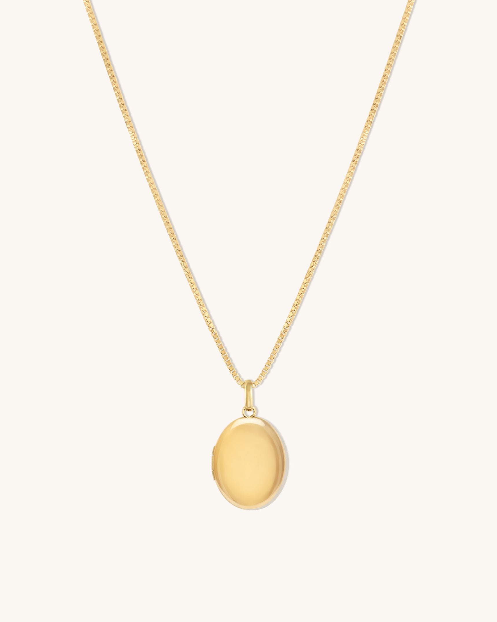 Oval Diamond Locket