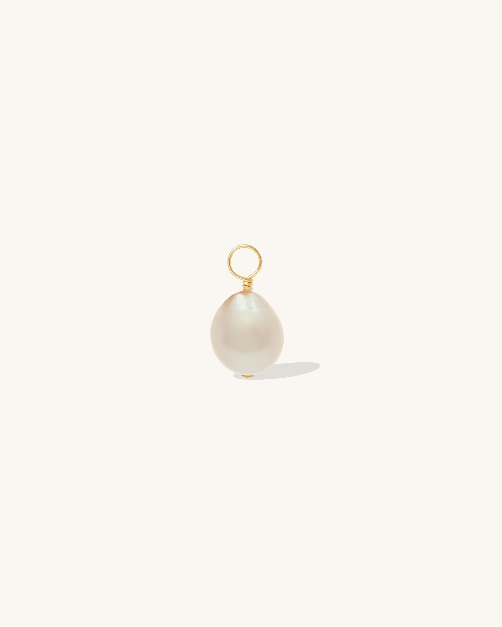 Pearl Hoop Charm