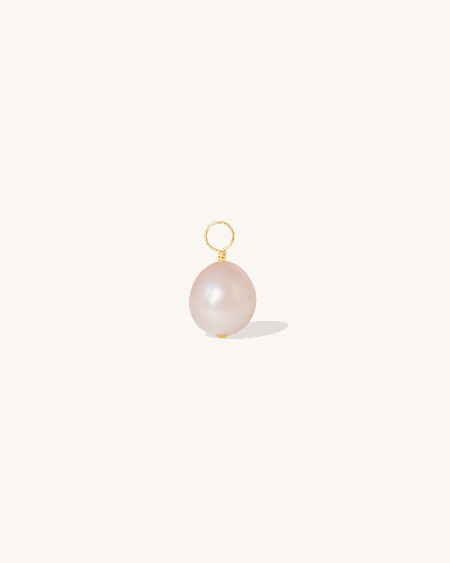 Pearl Hoop Charm