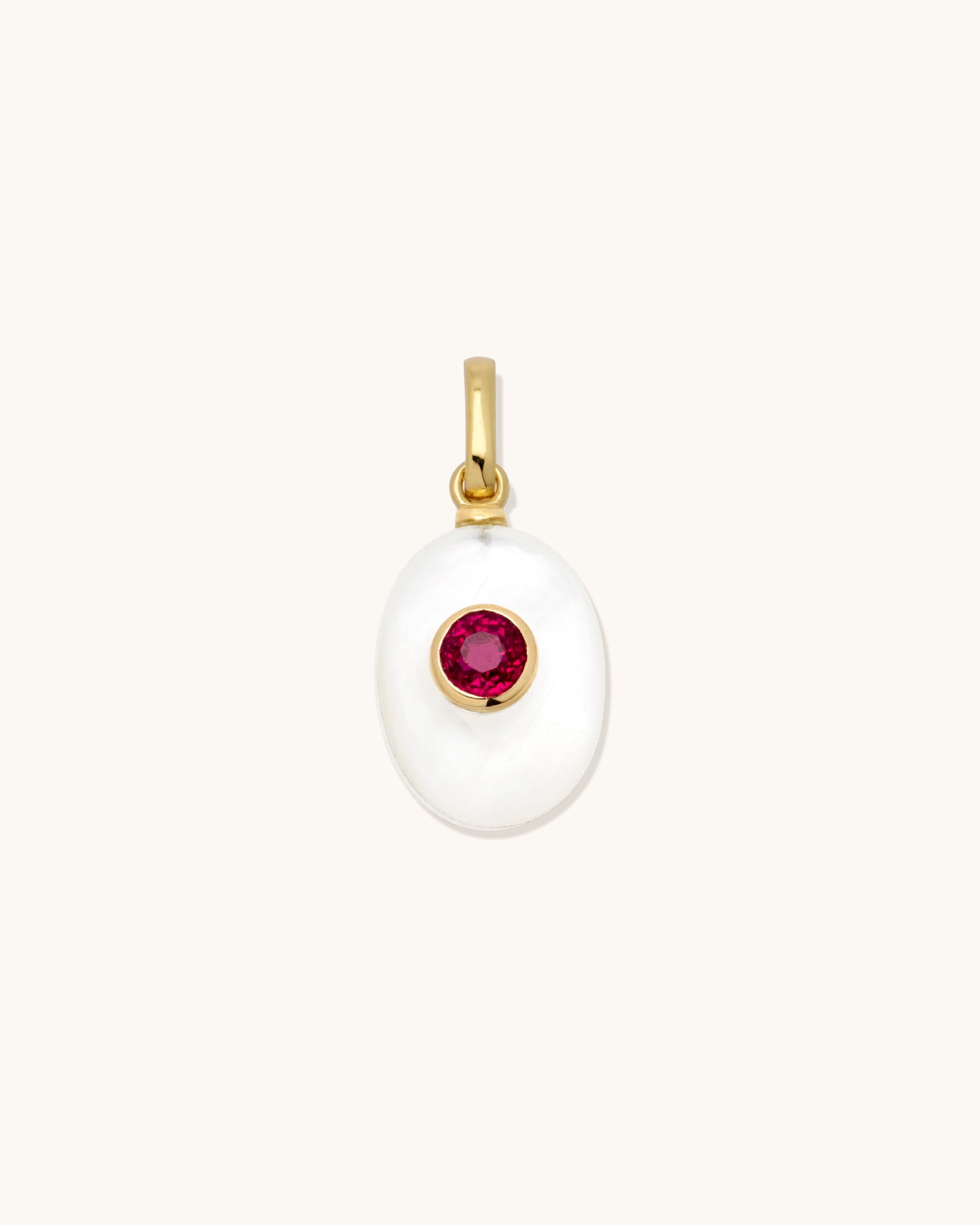 Pearlescent Birthstone Pendant