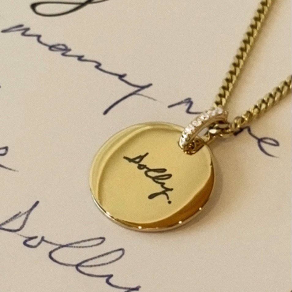 Round Pavé Pendant