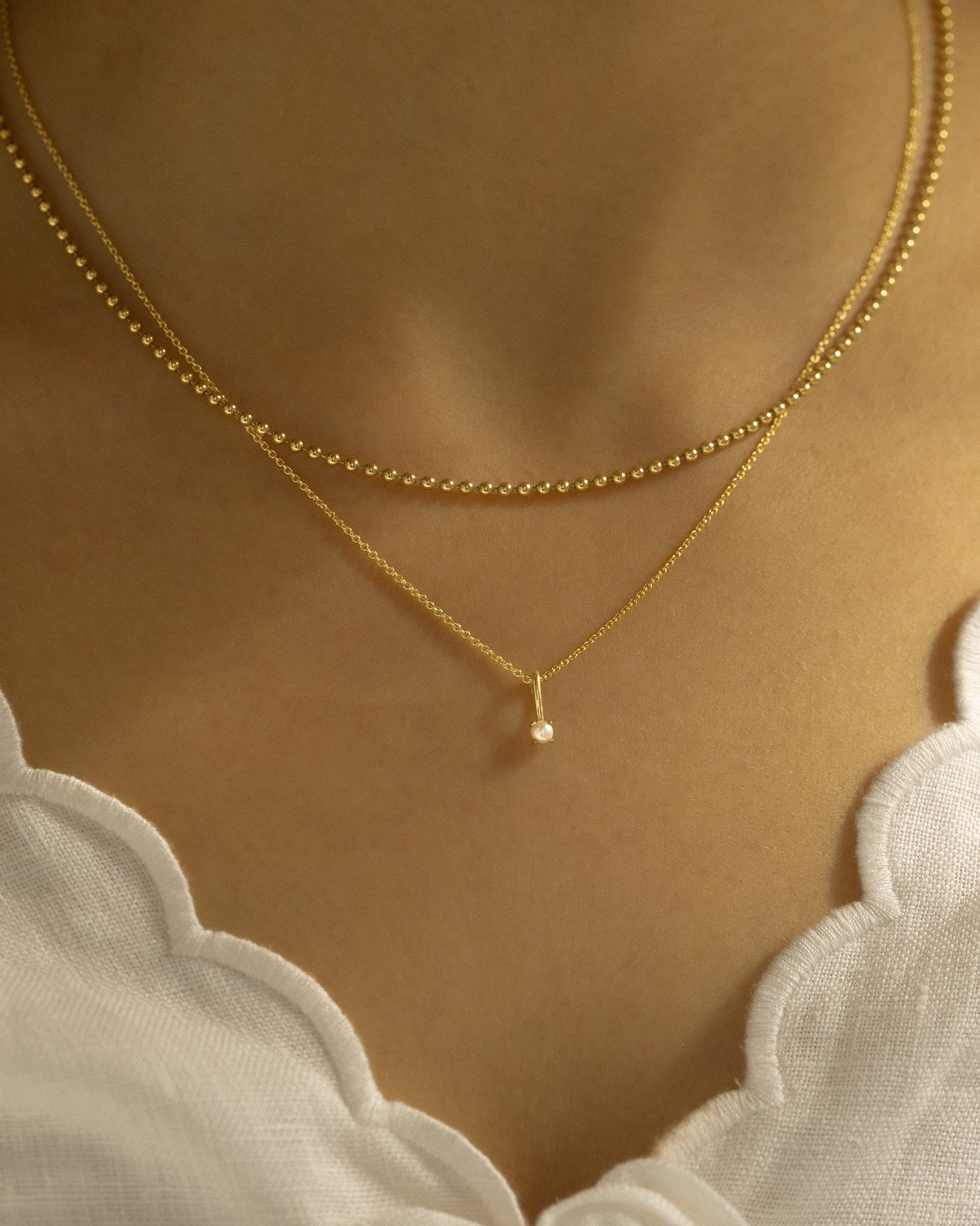 Pearl Birthstone Necklace