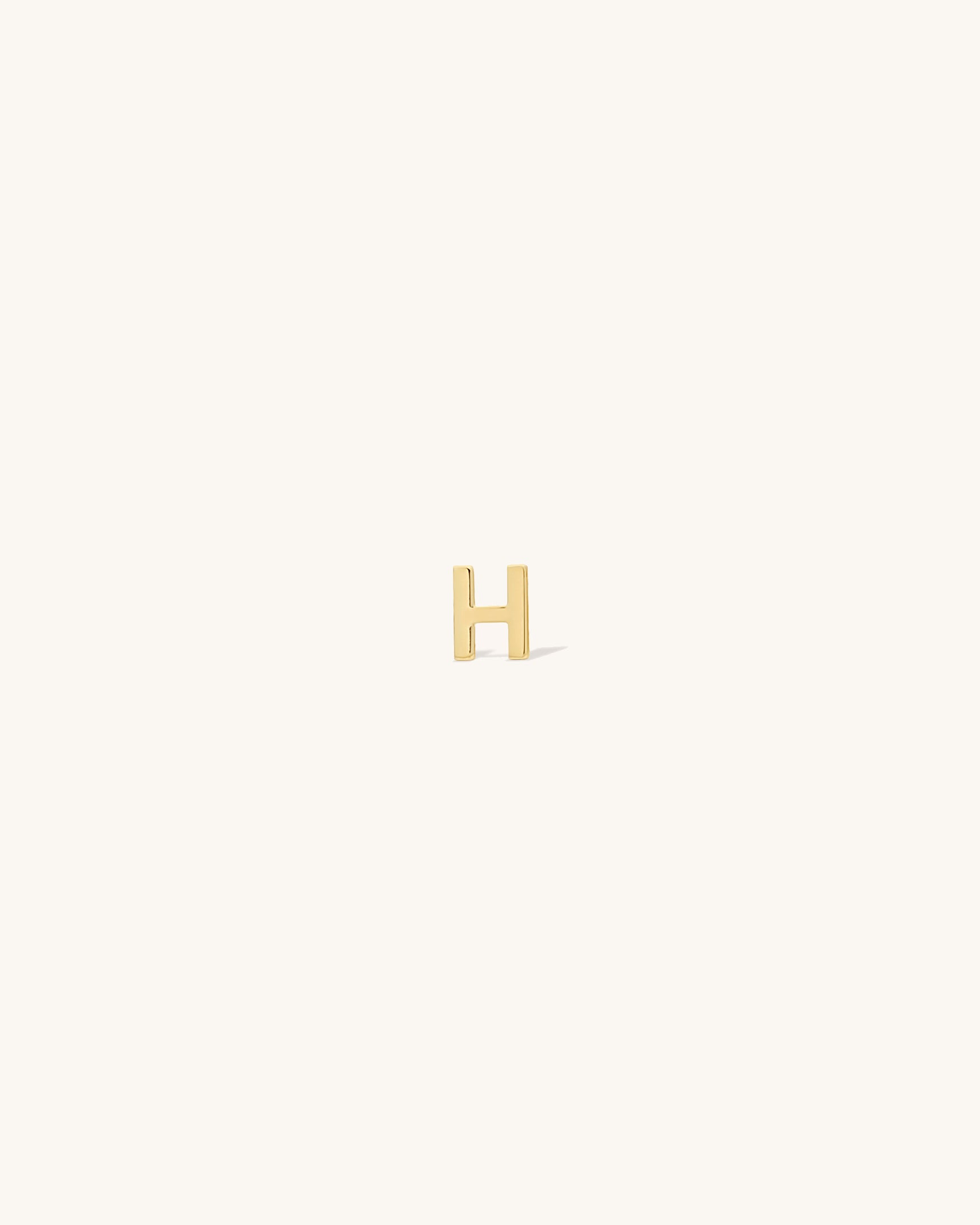 Petite Letter Stud