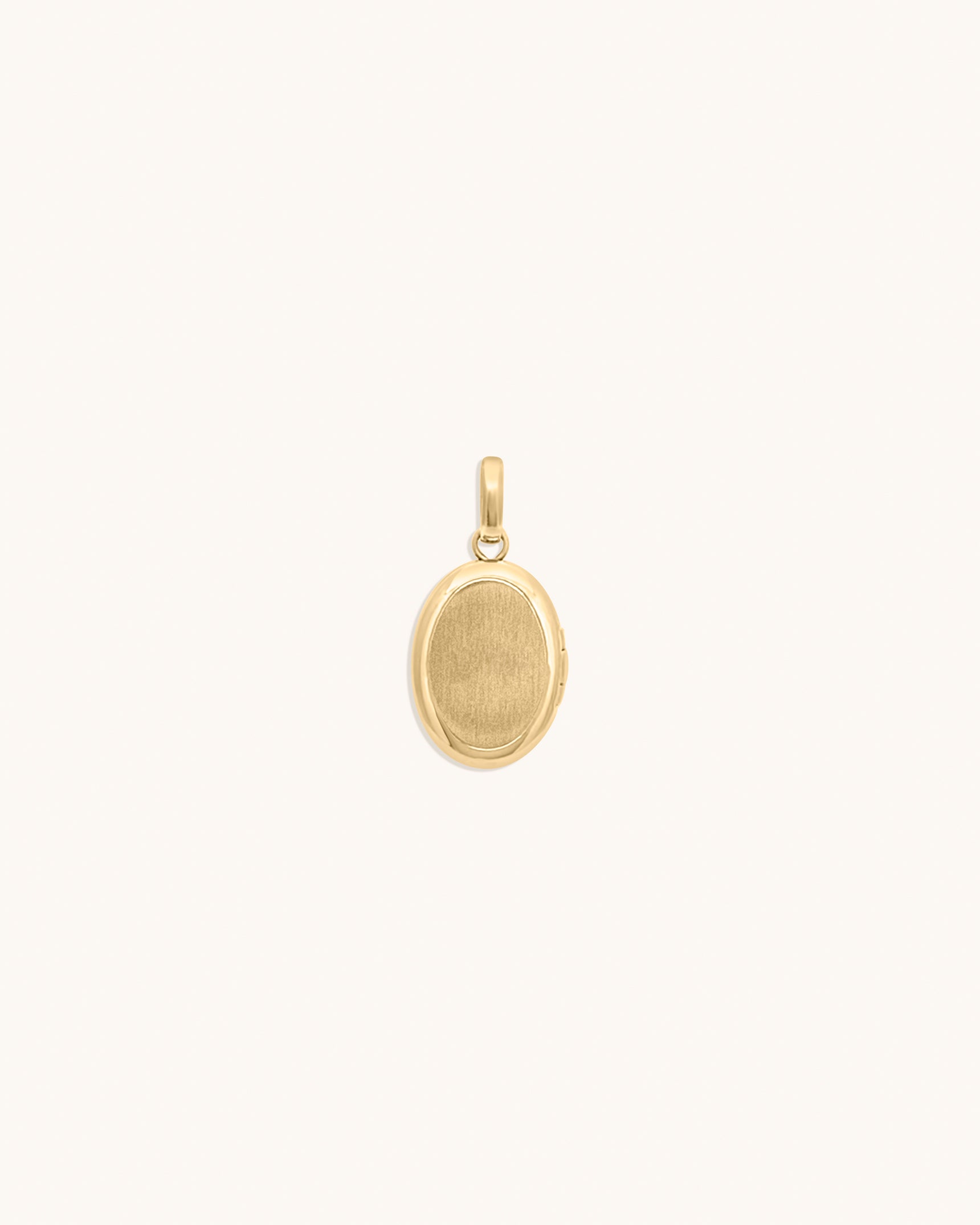 Petite Oval Diamond Locket