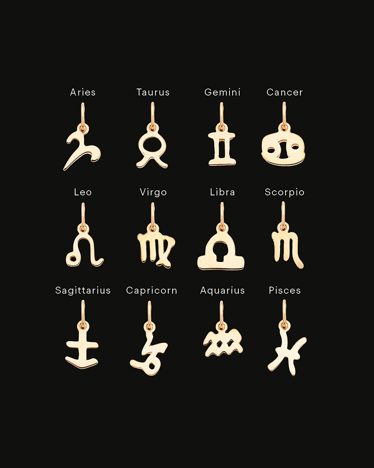 Petite Zodiac Charms