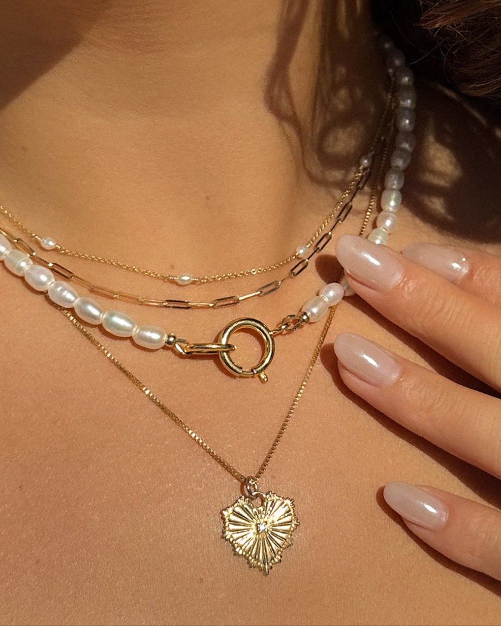 Radiating Heart Pendant