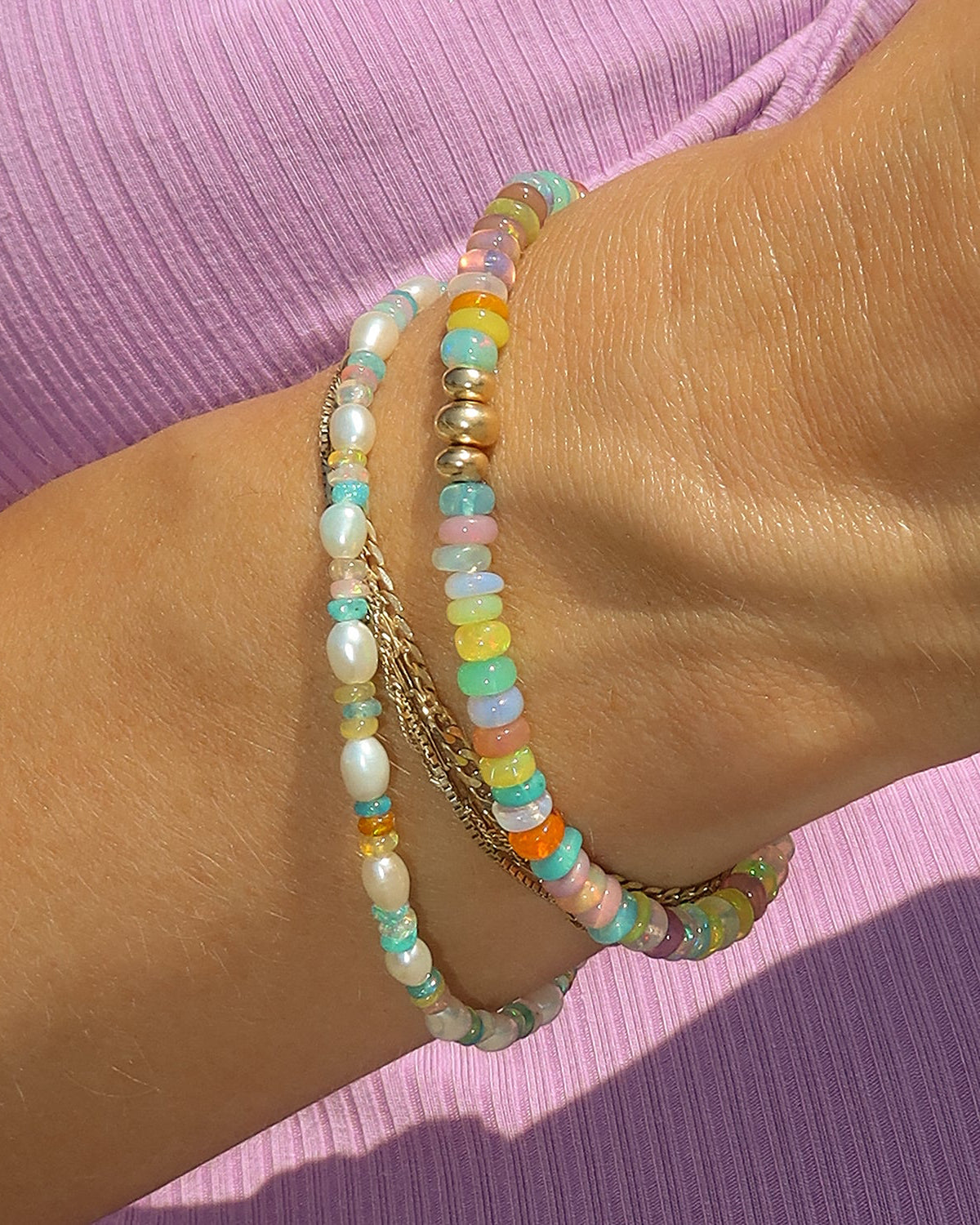 Rainbow Opal Bracelet