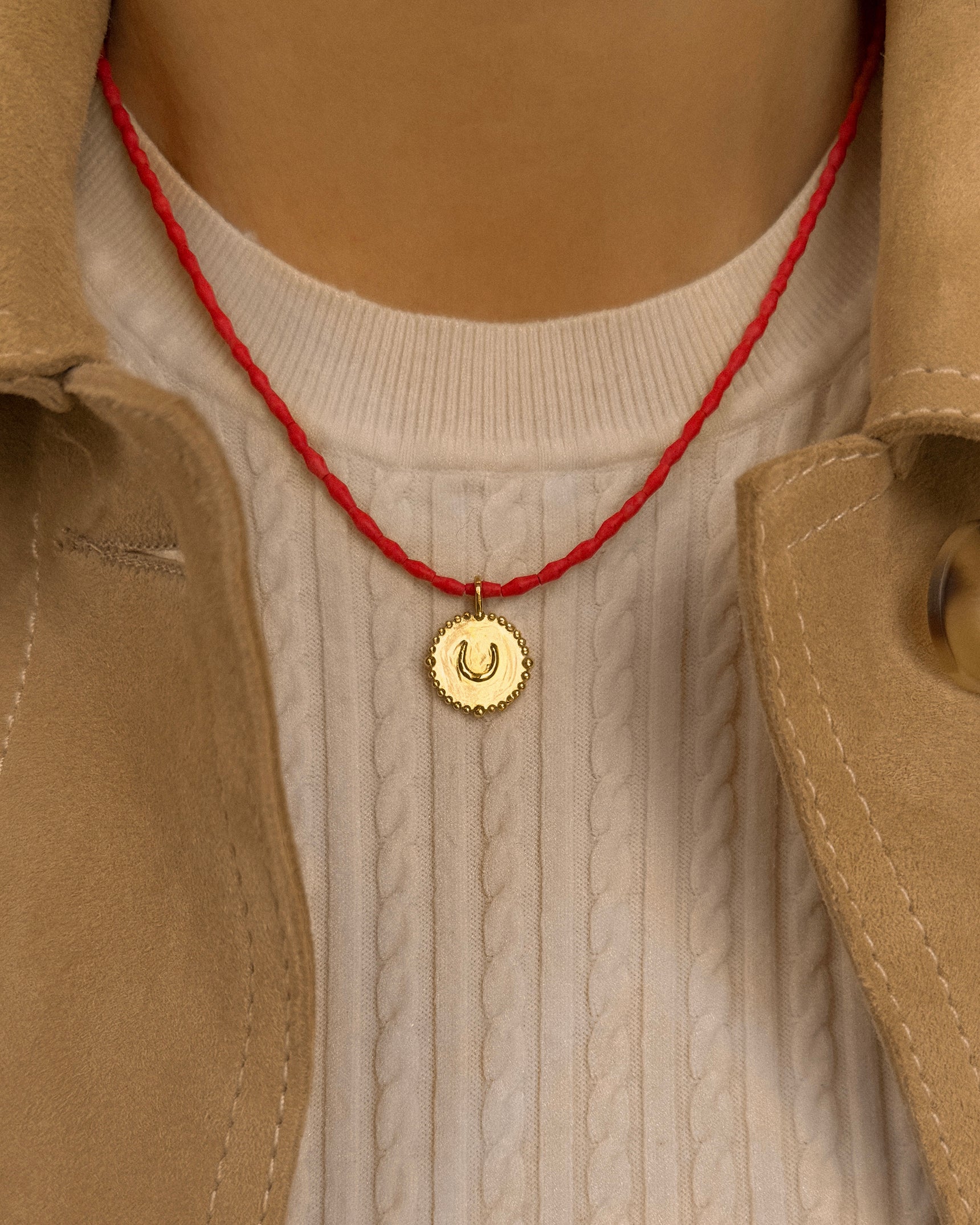 Red Coral Gemstone Necklace