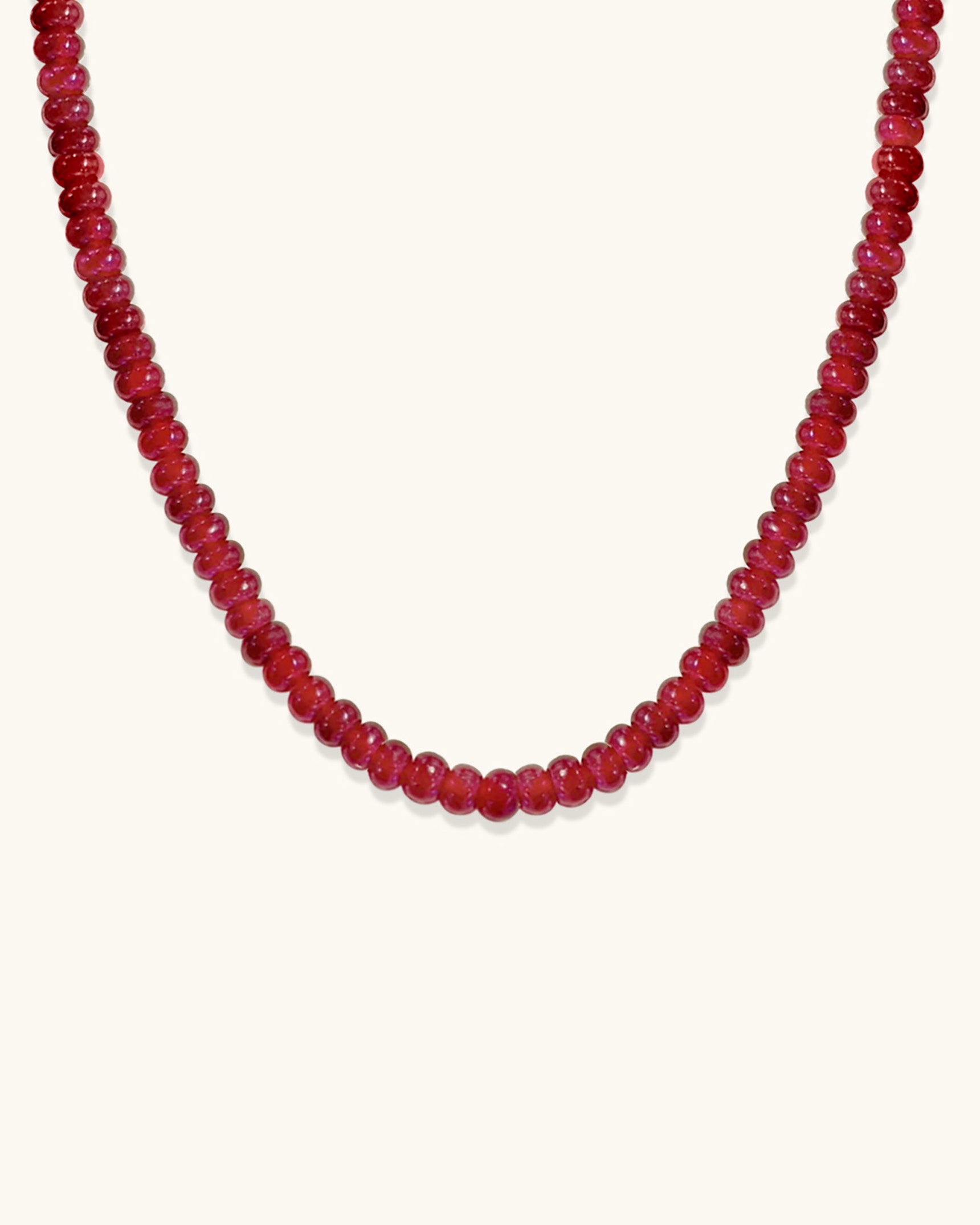 Red Quartz Gemstone Necklace