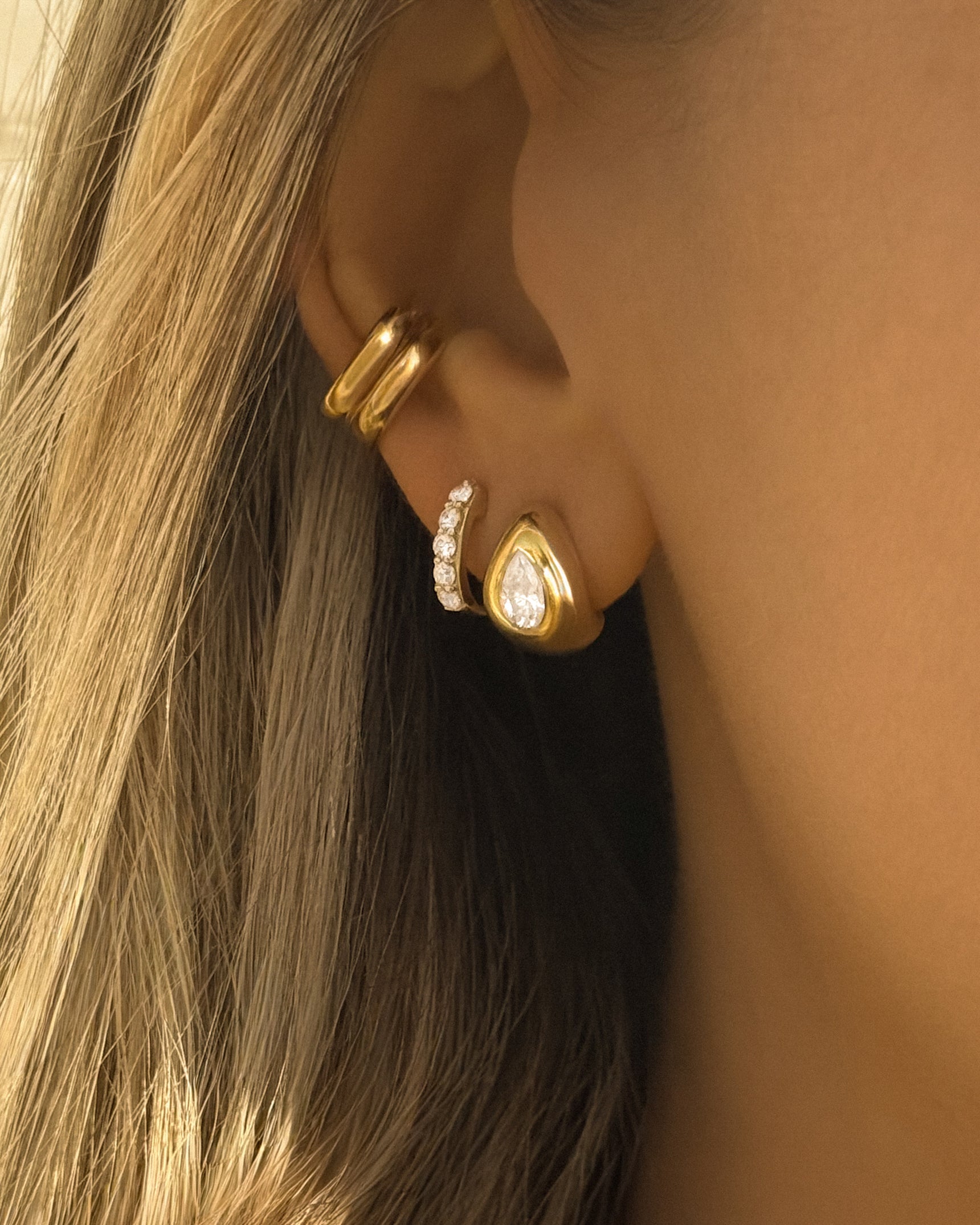 Ribbed Ear Cuff