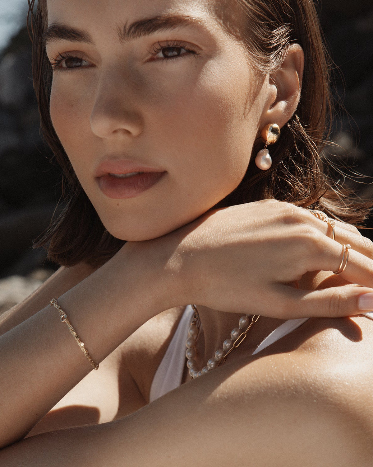 Rosette Earrings