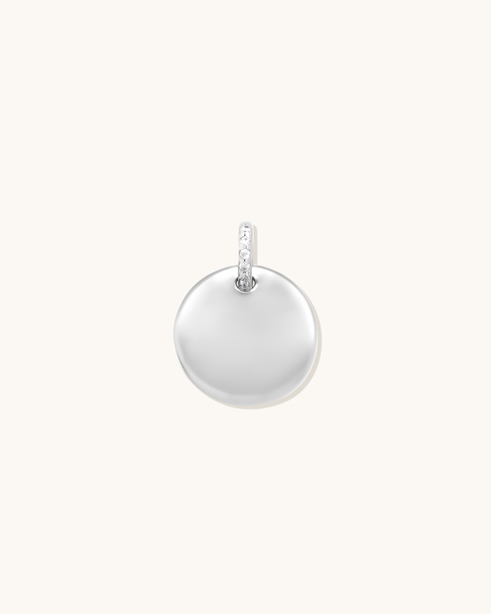 Round Pavé Pendant