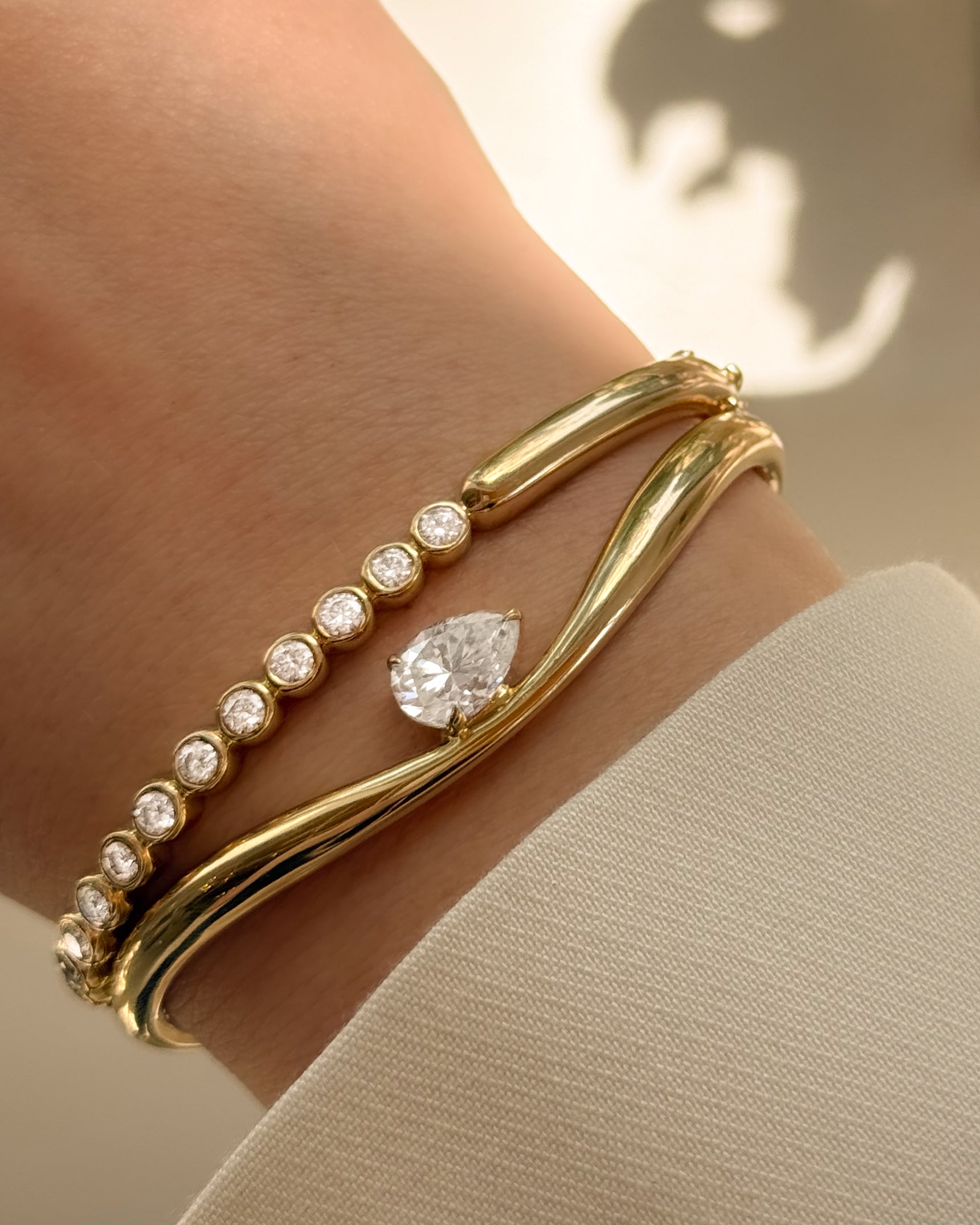 Celine Bezel Bangle