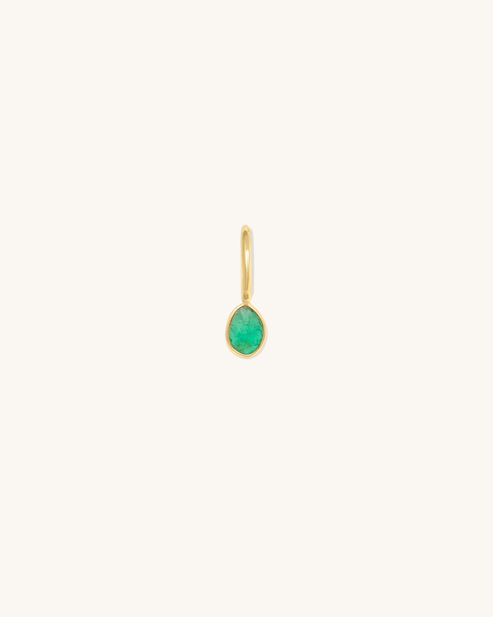 Sofia Slice Emerald Pendant