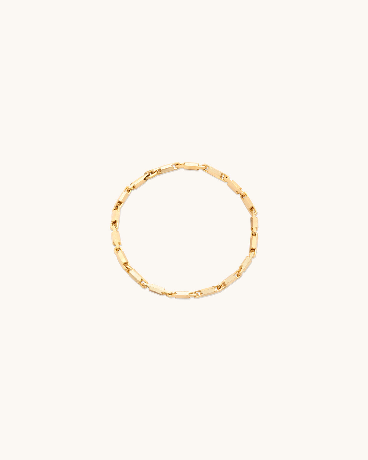 Golden Line Chain Ring 純チタン  Gold  line  CHAIN  RING