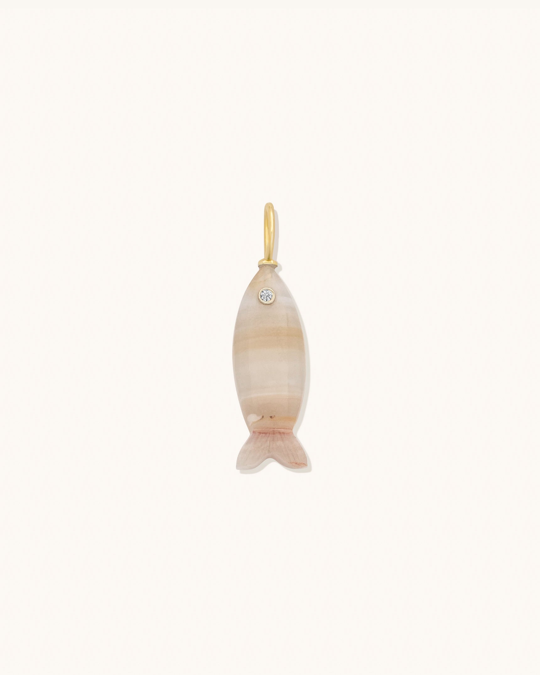 Stone Fish Pendant