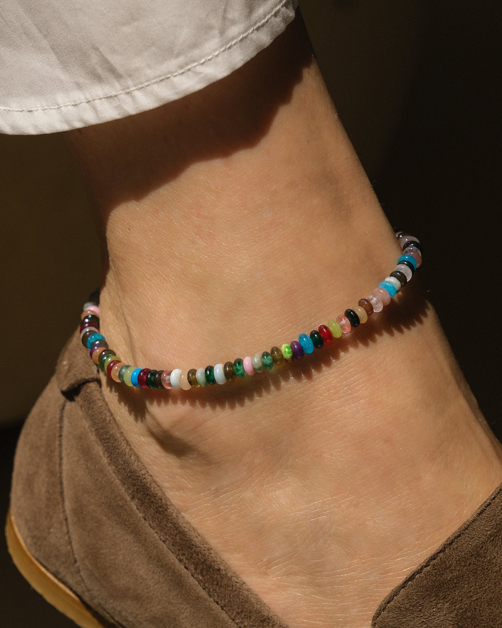 Summer Soiree Gemstone Anklet