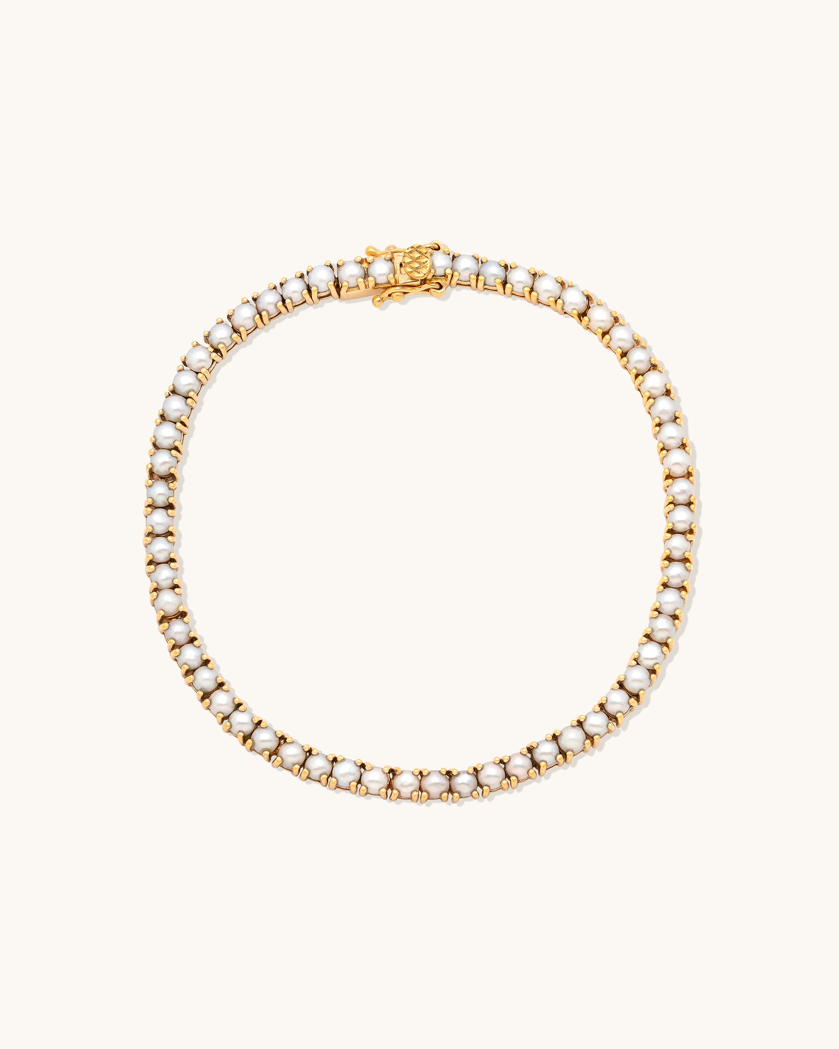 Tennis Pearl Bracelet