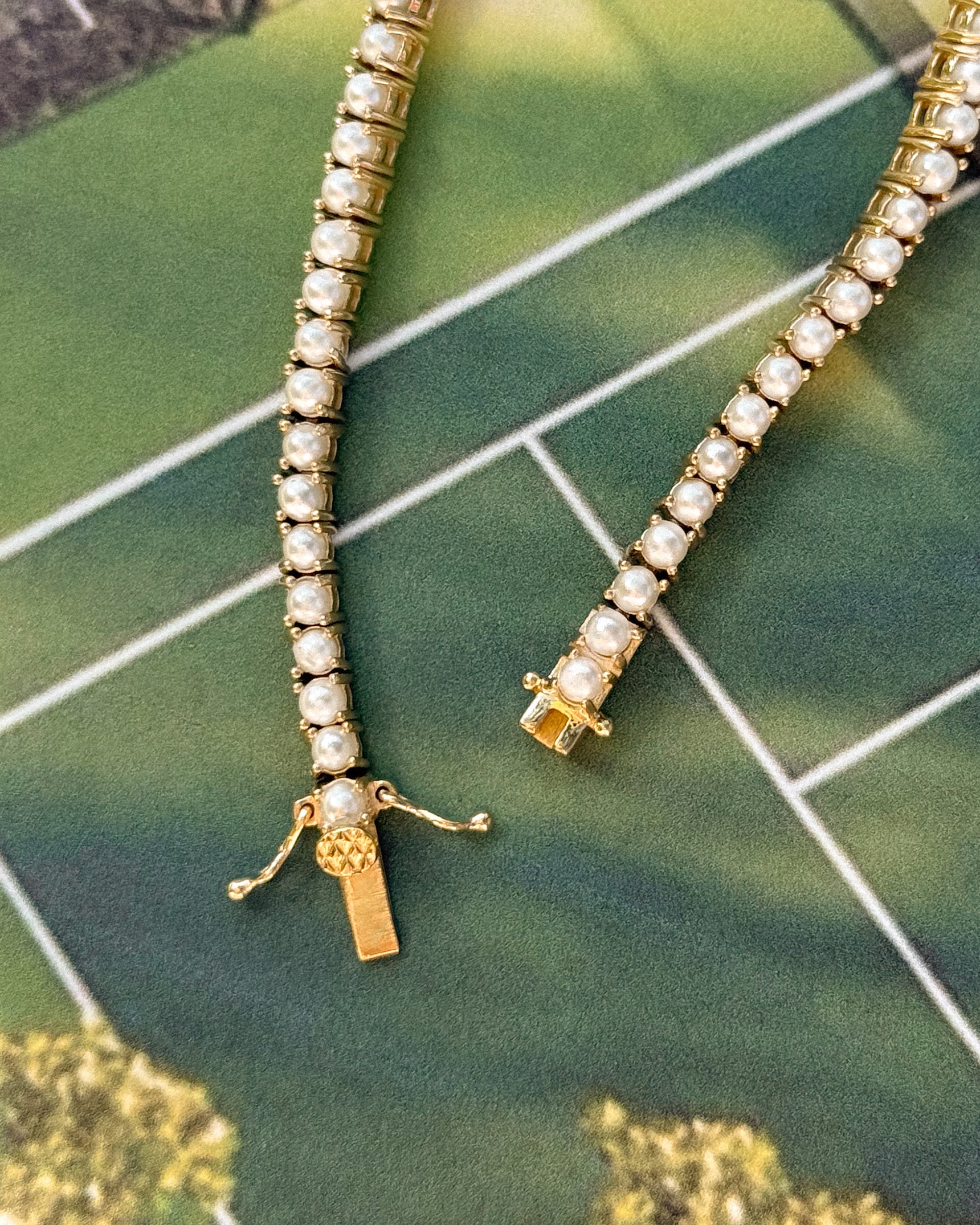 Tennis Pearl Bracelet