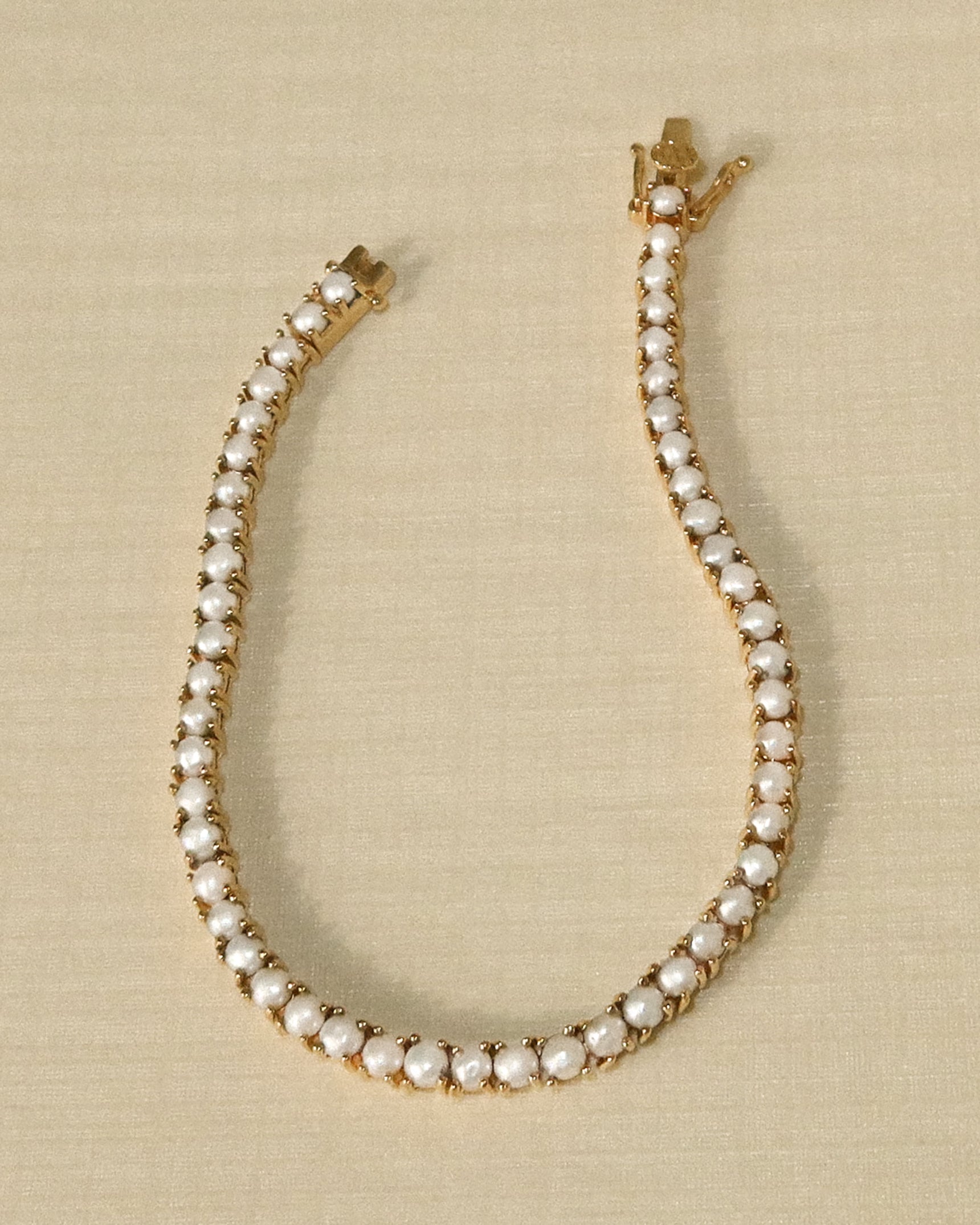 Tennis Pearl Bracelet