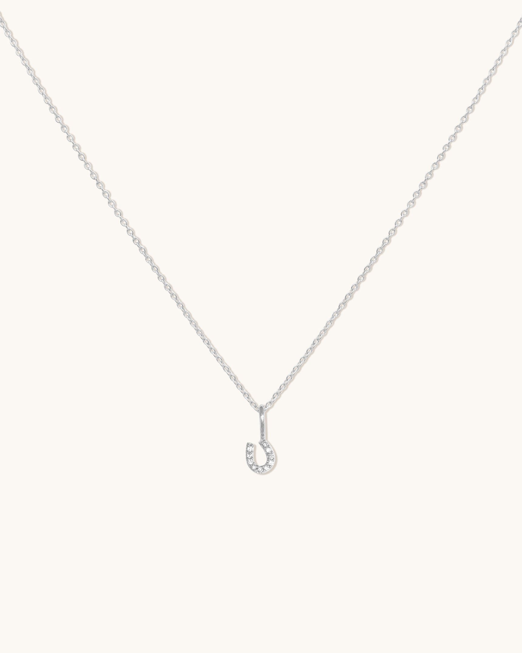 Tiny Horseshoe Necklace