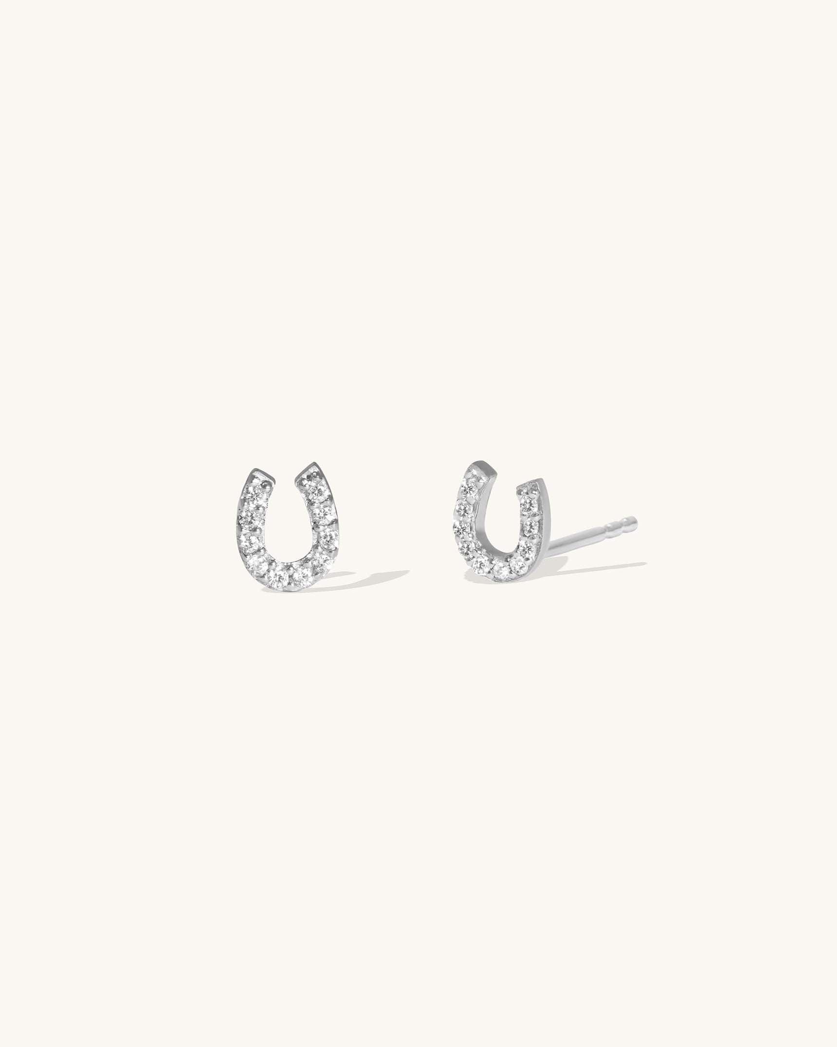 Tiny Horseshoe Studs