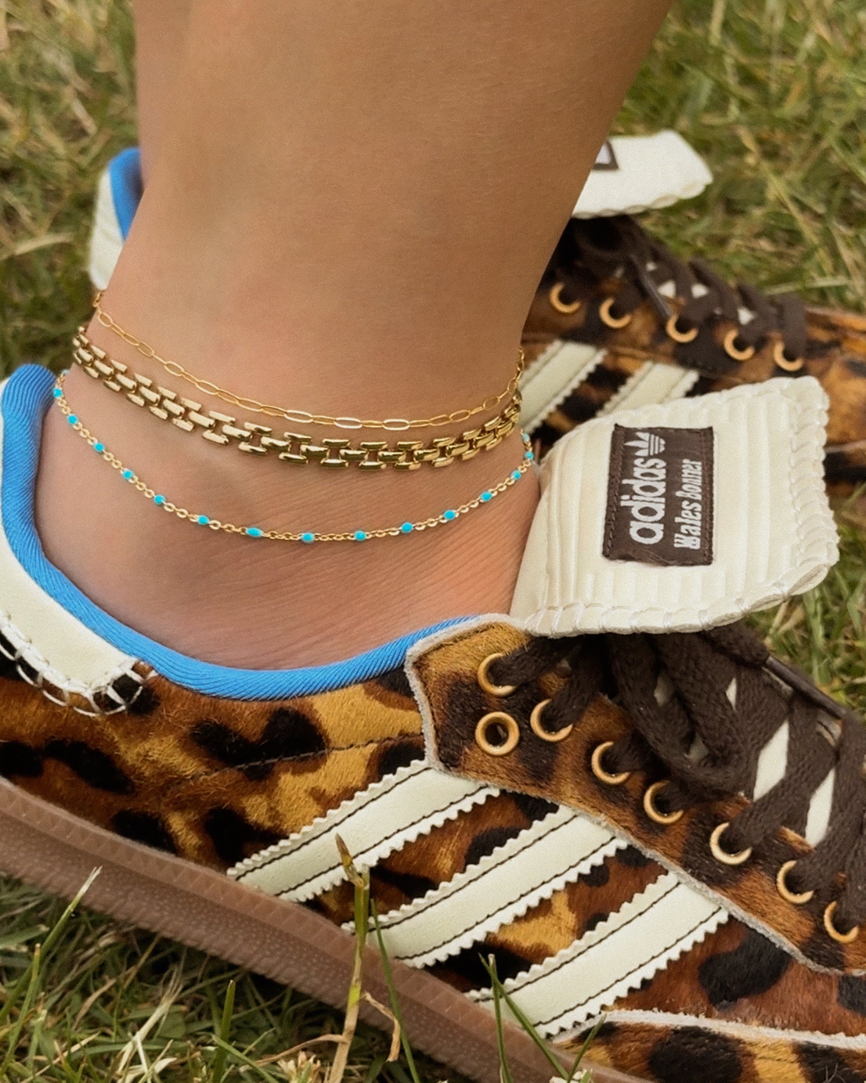 Flat Drawn Cable Chain Anklet