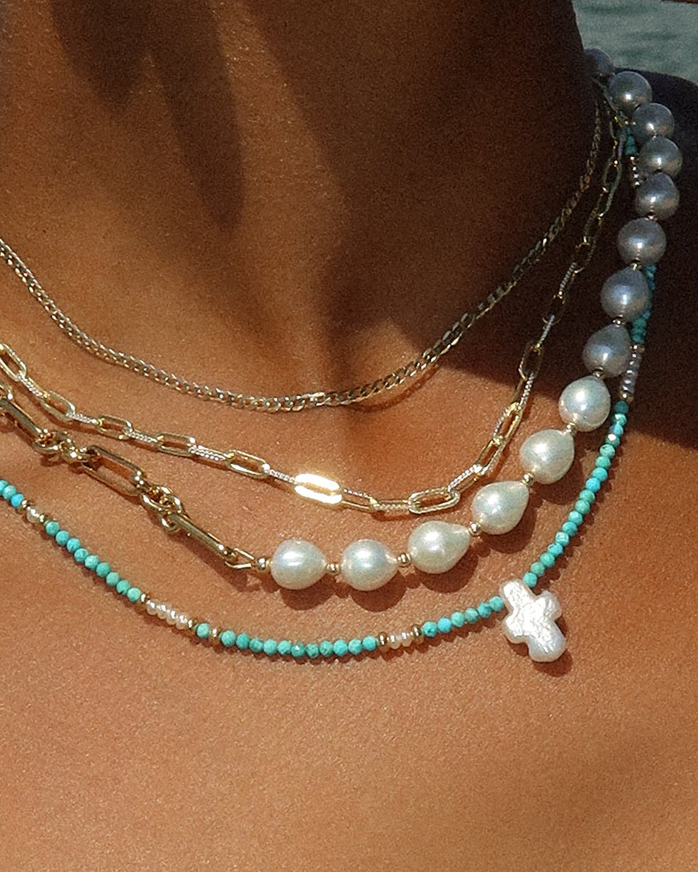 Diamond-Cut Paperclip Chain