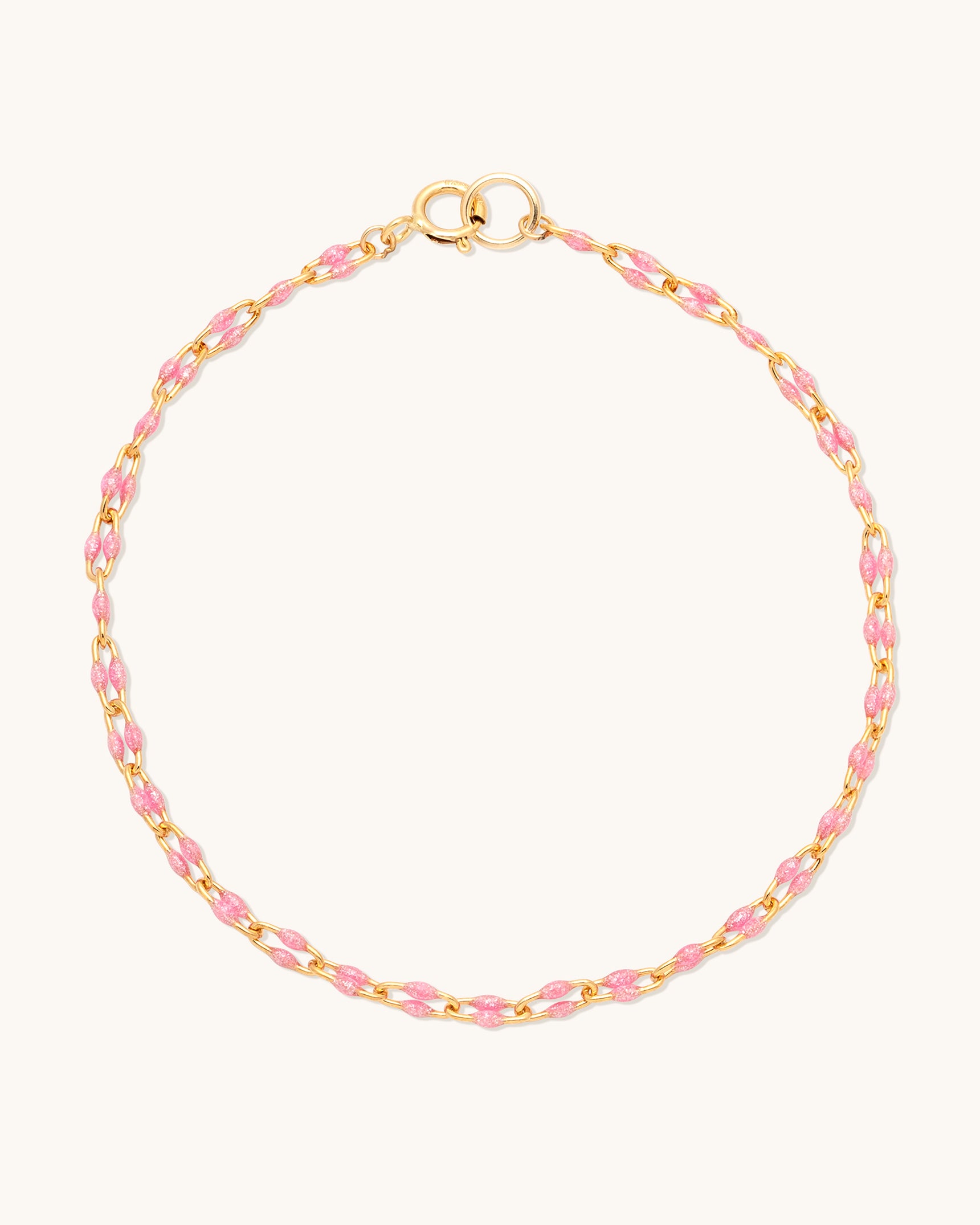 Pink U-Link Candy Chain Anklet