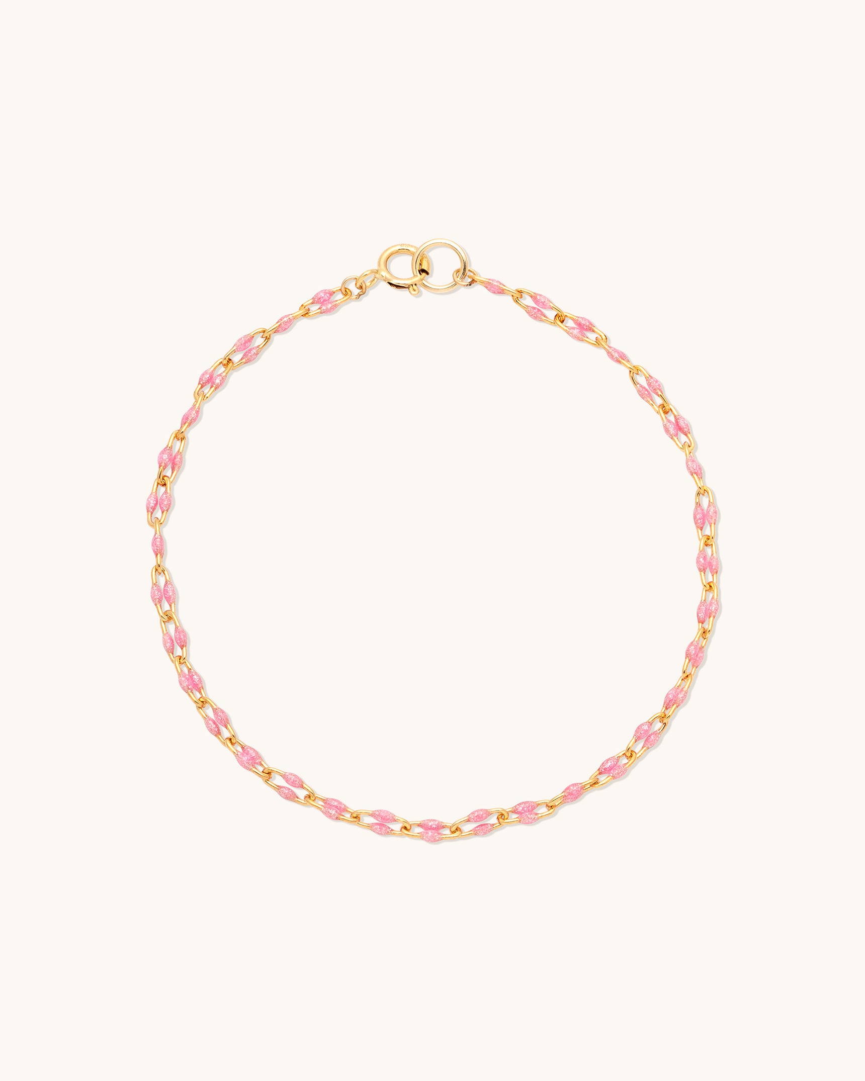 Pink U-Link Candy Chain Bracelet