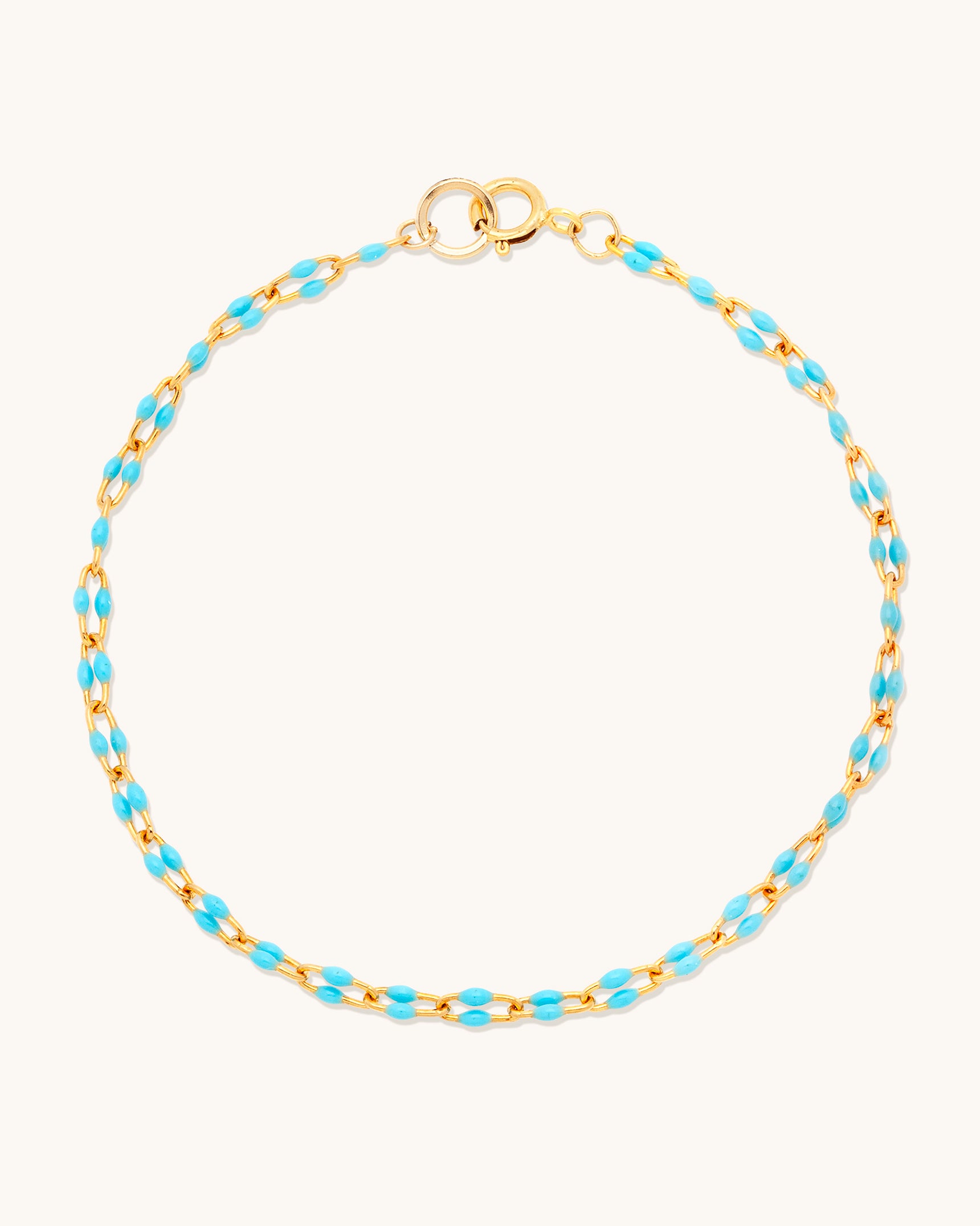 Turquoise U-Link Candy Chain Anklet