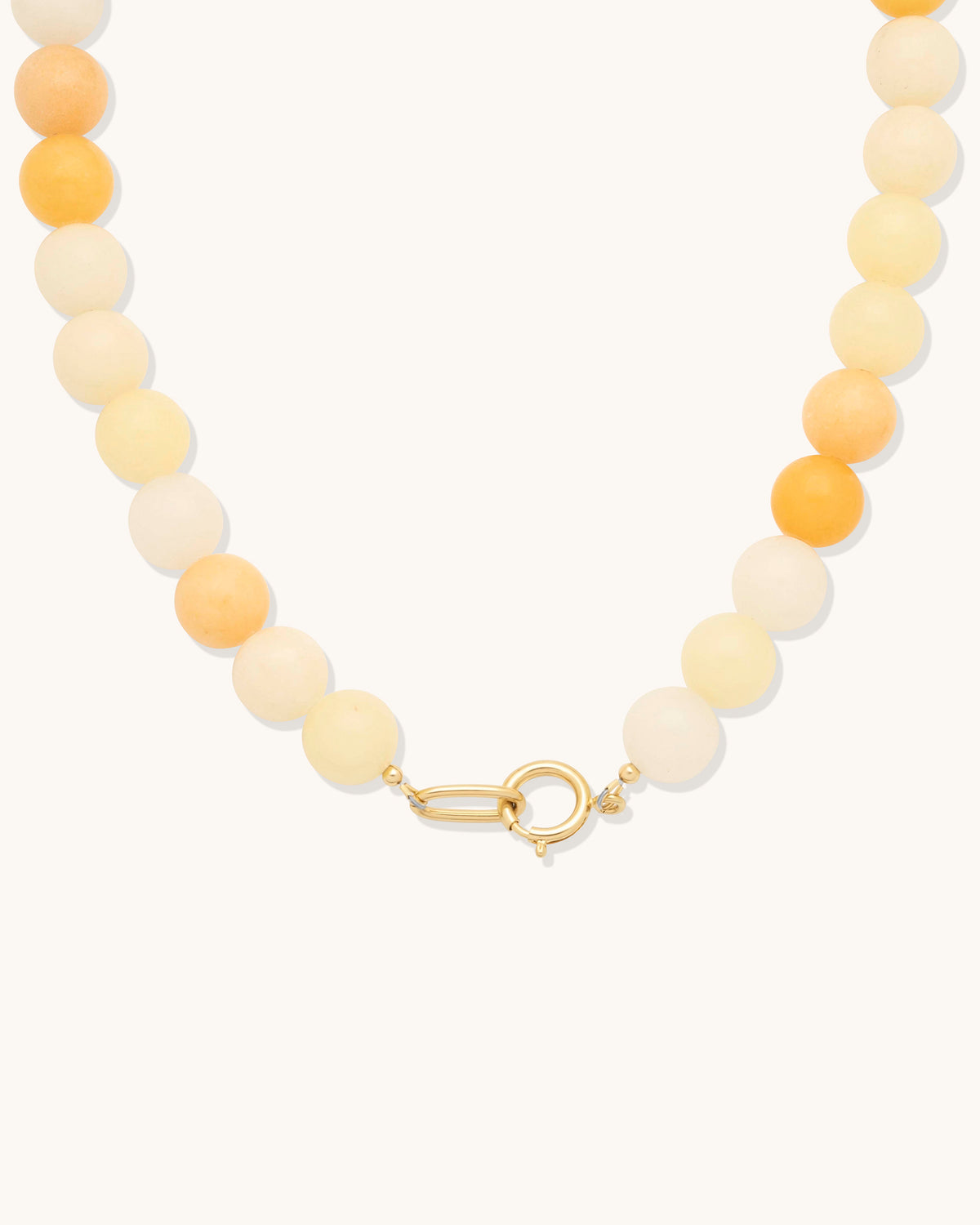 Yorkdale Big Round Gemstone Necklace