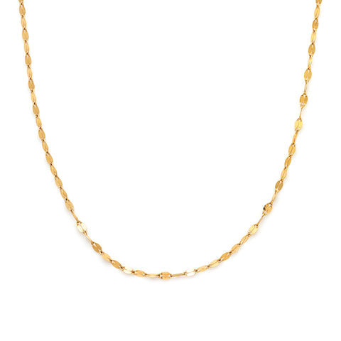Shimmer Necklace | Solid 10k Gold