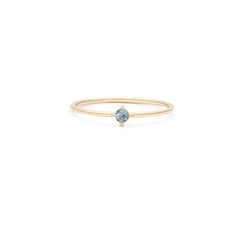 Element Ring | 14k Gold & Aquamarine