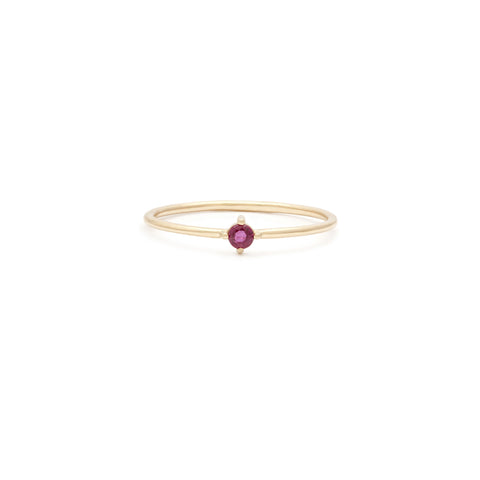 Element Ring | 14k Gold & Ruby