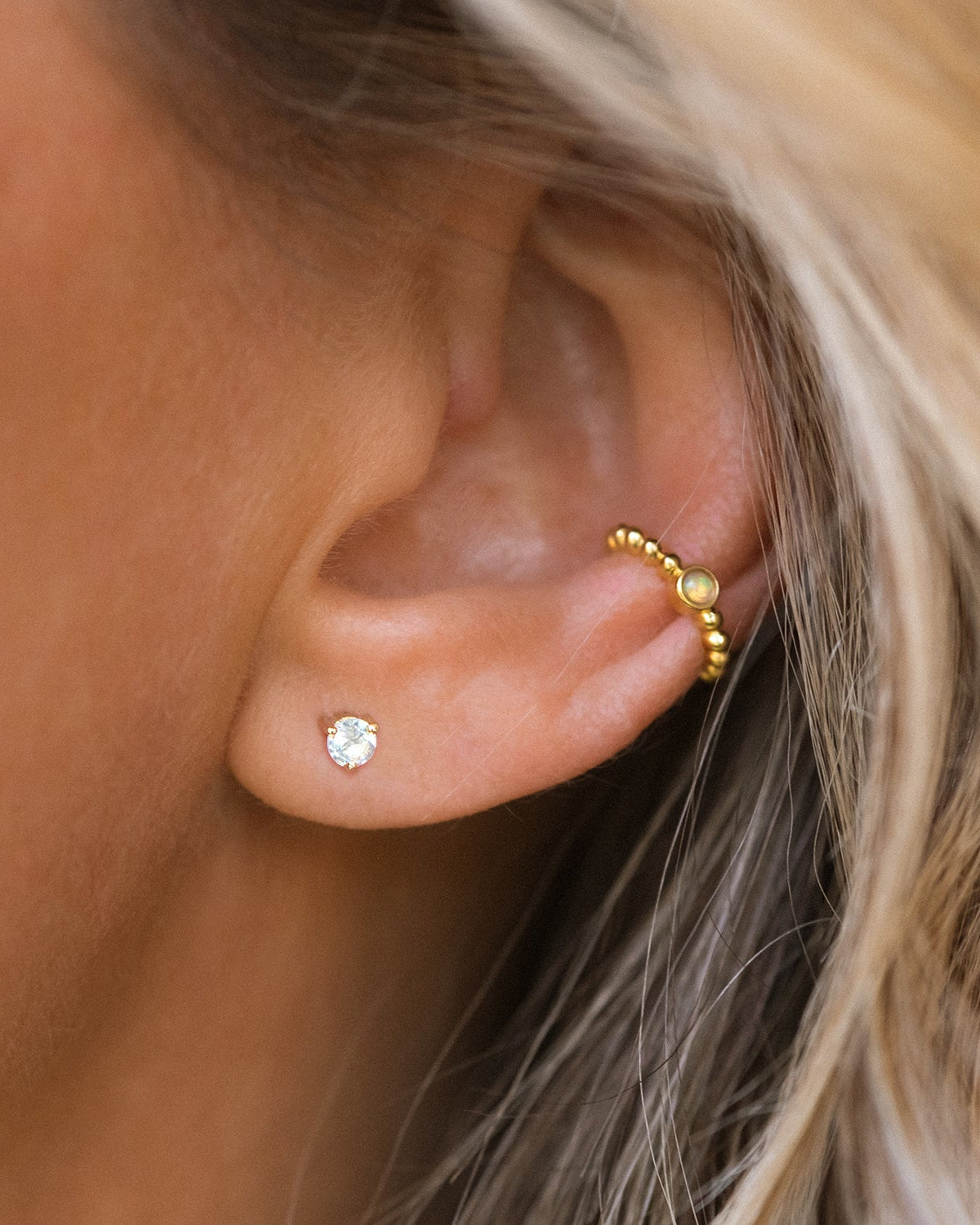 Diamond Birthstone Stud