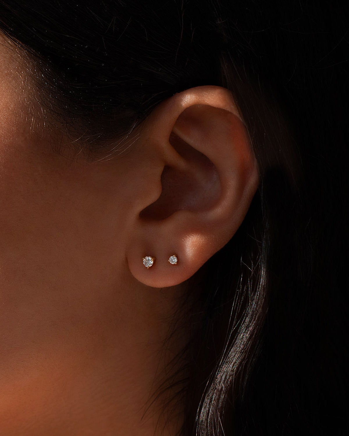 Diamond Mini Birthstone Stud