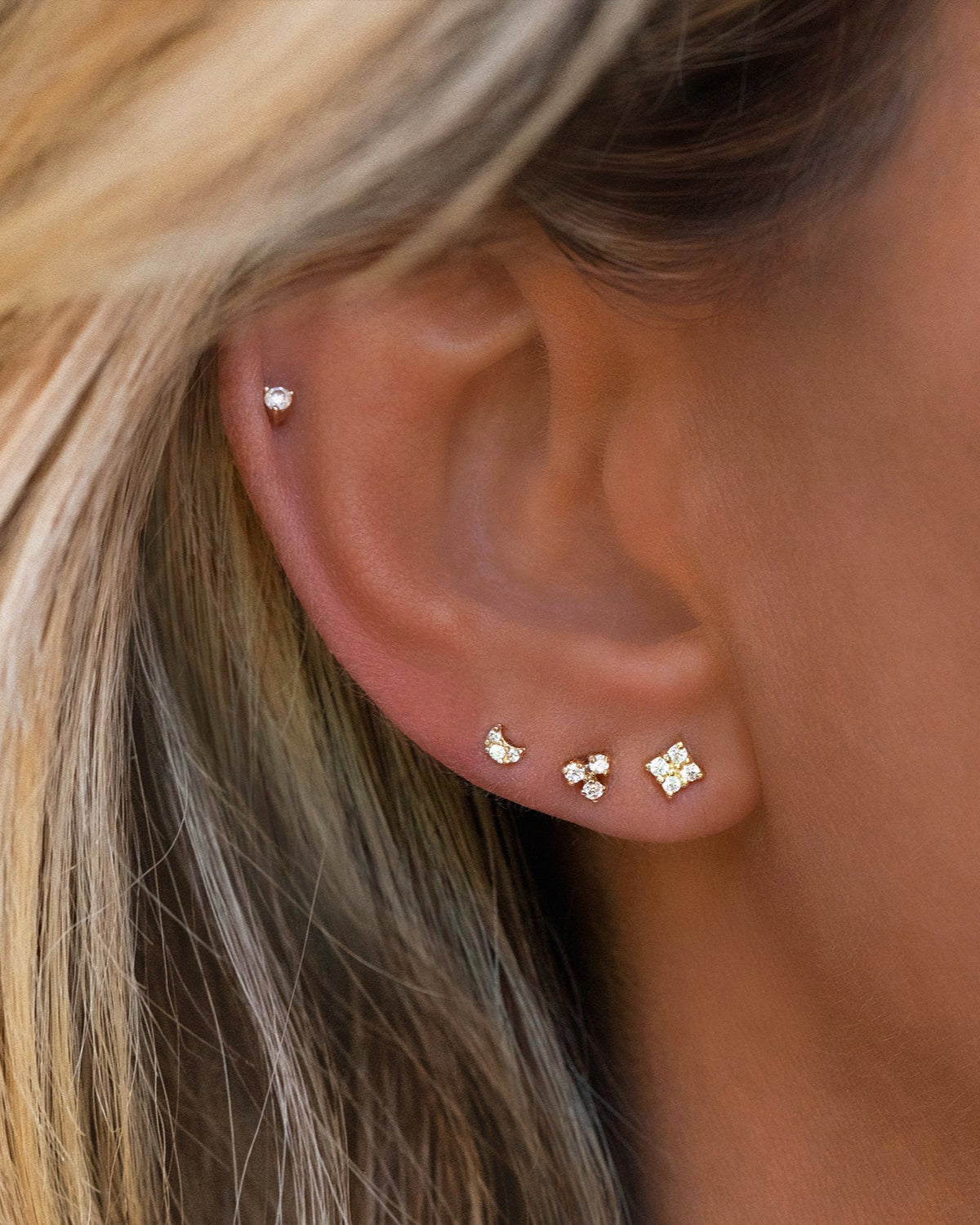 Mini Moon Studs