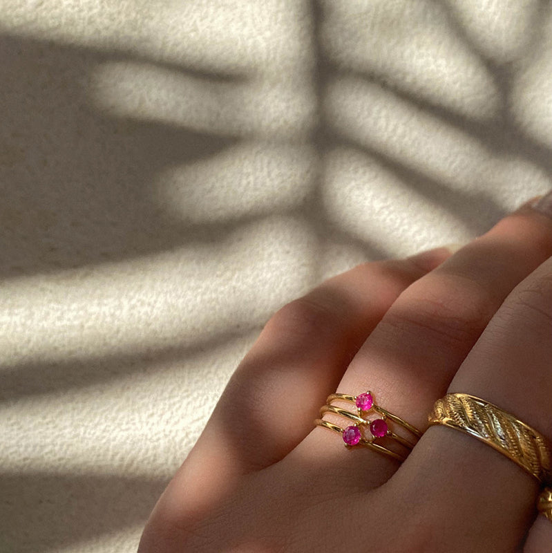 Ruby Birthstone Ring
