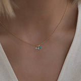 Birthstone Necklace | Gold & Garnet
