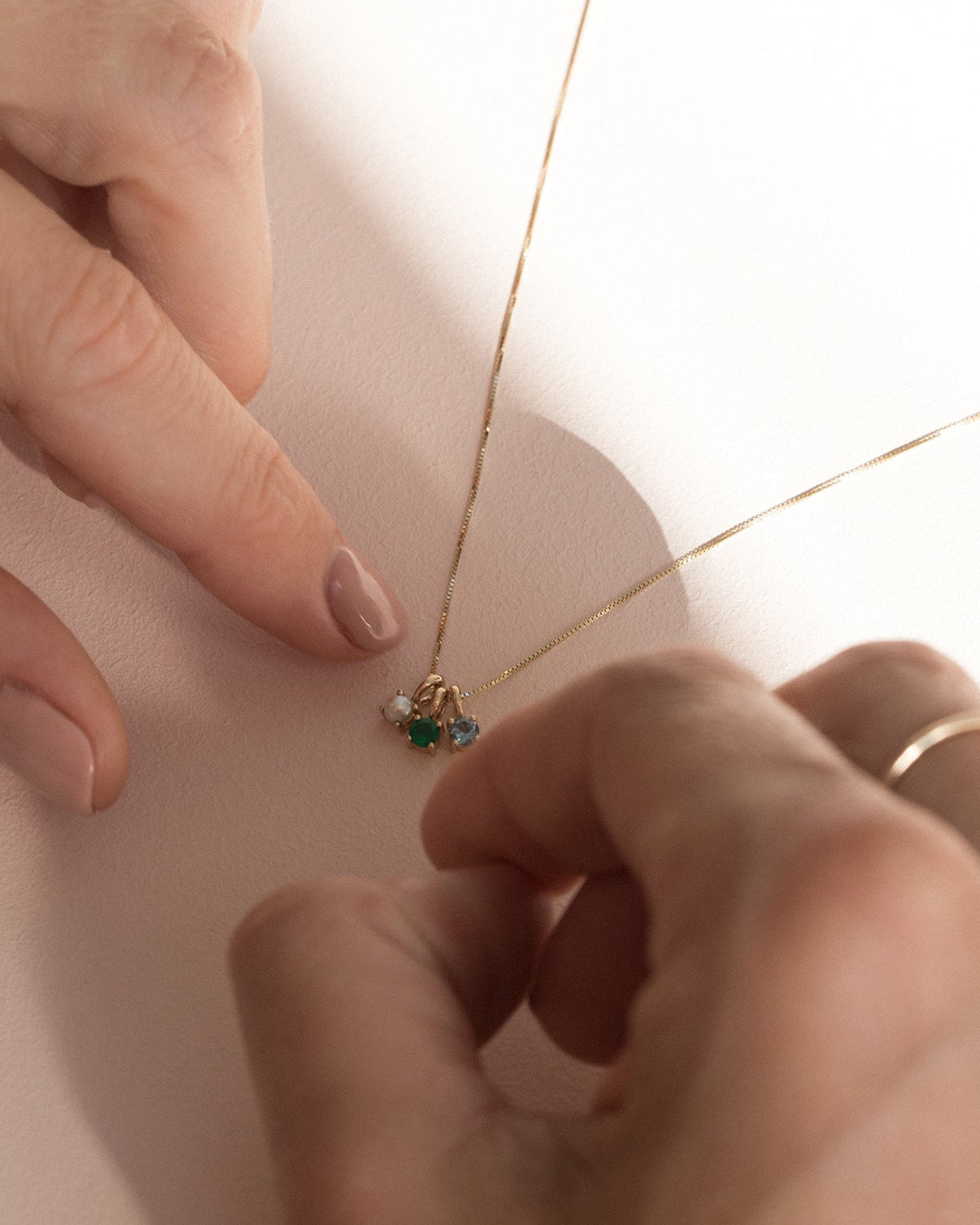 Pearl Birthstone Necklace