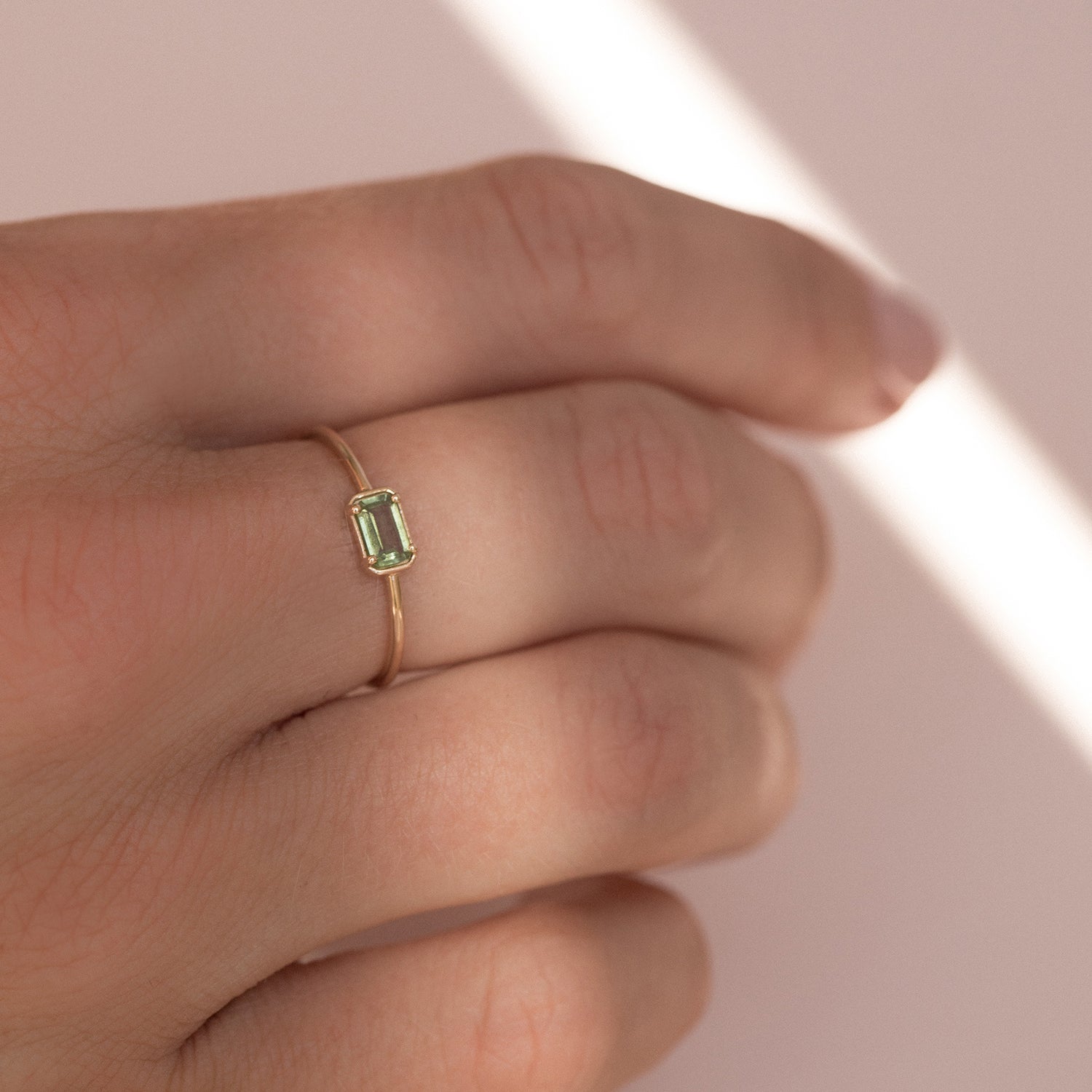 Esmé Green Tourmaline 14K Ring