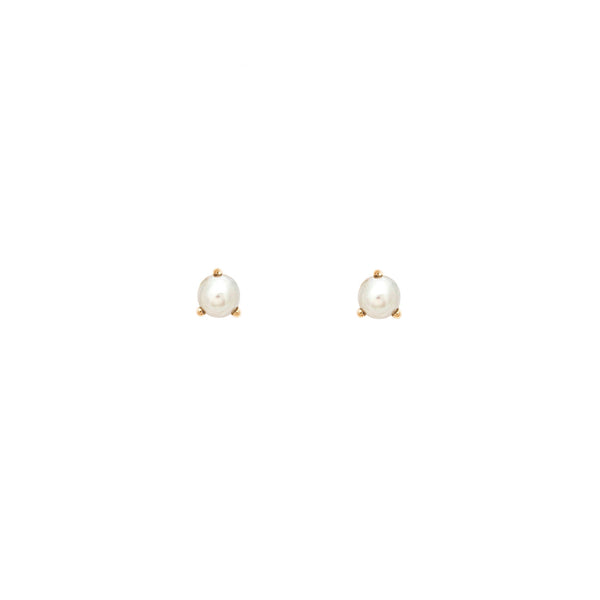 Element Studs | Gold & Pearl