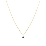 Leah Alexandra sapphire september birthstone 14k gold necklace