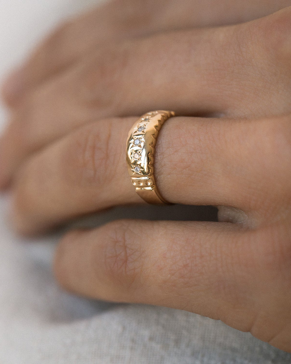 Stellar Band Ring
