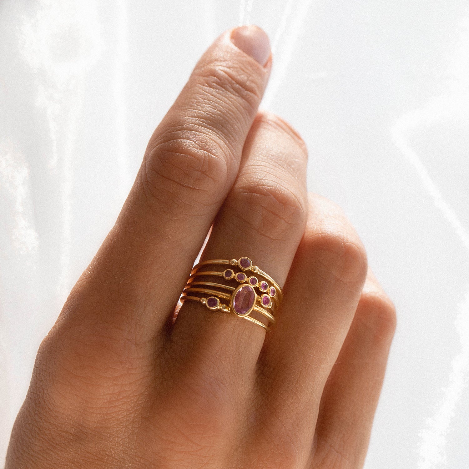 Isla Pink Sapphire Ring