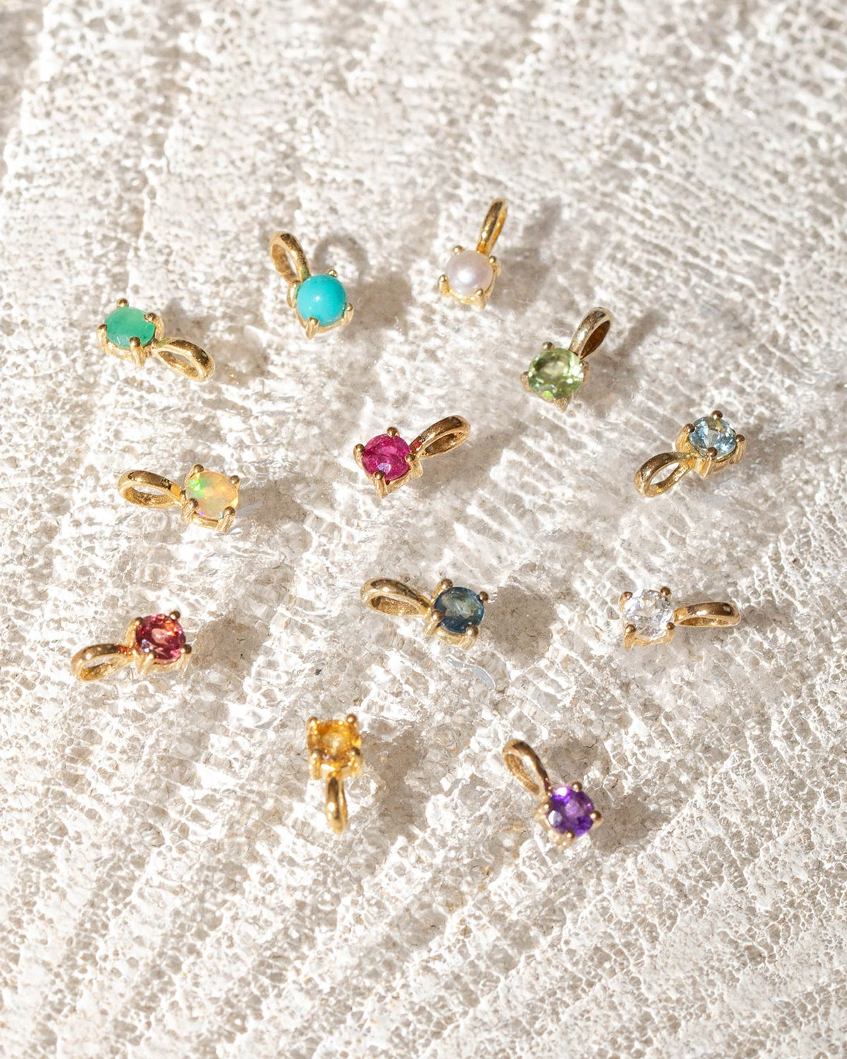 Ruby Birthstone Charm